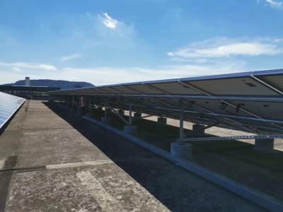 Cina L'acciaio di HDG ha equilibrato il racking fotovoltaico di montaggio solare del tetto piano dei sistemi in vendita