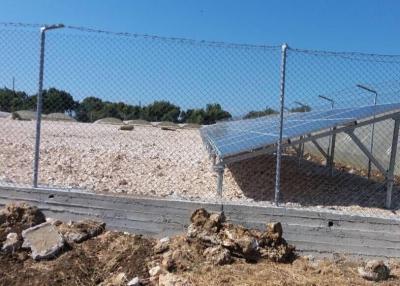 China Aço de Mesh Fencing 150mm do fio da estação da energia solar para acessórios da montagem de painel solar à venda