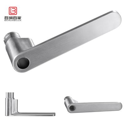 China Modern Heavy Duty Style Passage Lock Privacy Stainless Steel bedroom/bathroom lever Door Handle lock for sale