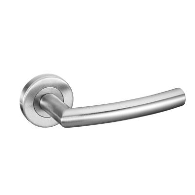 China Modern Turkey tube StainlessSteel  lever Door Handle lock accessories handle parts for sale