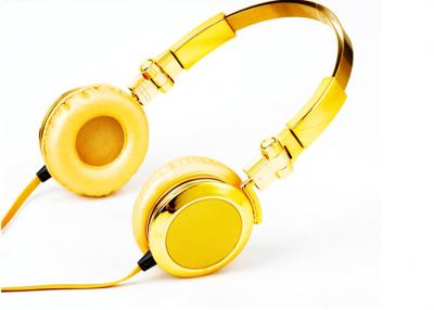 China Golden Elegent Retractable Shocking Bass Wired Stereo Headset MP3 / Mobilephone Headphone for sale