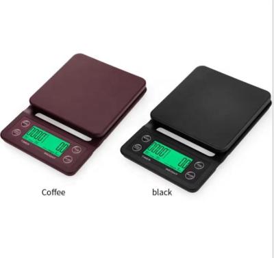 China Cafe Kitchen Scales 3KG 5KG Coffee Diet Digital Fruit Vegetable Food Scale Electronic Kitchen Tableware Custom LOGO for sale