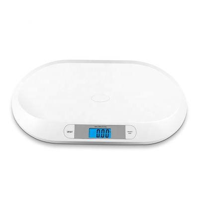 China Weight Measuring 2021 High Accuracy Platform 20 Kg Digital Miniaturized Scale Newborn Child Weight White Electronic Medical Scale for sale