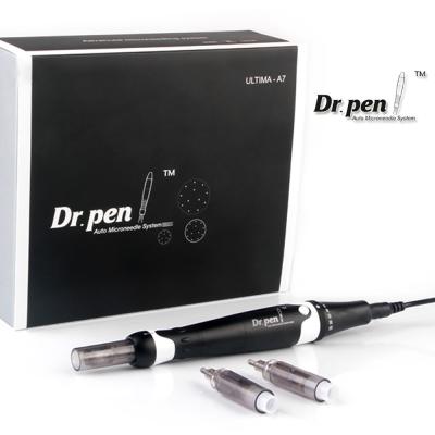 China Dr. Pen Electric Dermal Treatment Microneedling Pen Rechargeable Catridge Disposable Nano A7 Permanent Needles for sale