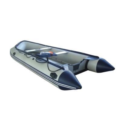 China Inflatable Plywood Inflatable Floor Rubber Boat 3.6m Relaxing Inflatable Rubber Dinghy for sale