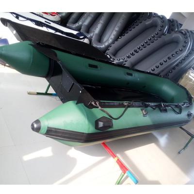 China Warter Sports 4 Person Hot Air Rigid Inflatable Boat Inflatable Boat With Air Mat Floor for sale