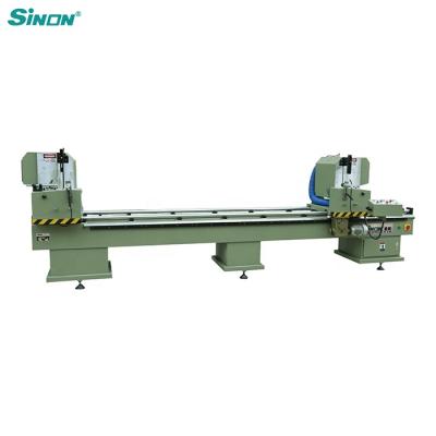 China Window And Door Making Machine Double Head Cut Saw For Aluminum And PVC Profiles for sale