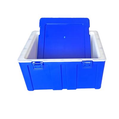 China 60L Large Capacity Waterproof Cold Storage Box PU Insulated Chest Outdoor Commercial Ice Cream Cooler Box For Food Fishing Camping for sale