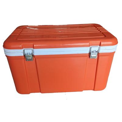 China Large Capacity Carry Pulling Fruit Bbq Capacity Wine Bottle Waterproof Easy Thermal Medical Cooler Box for sale