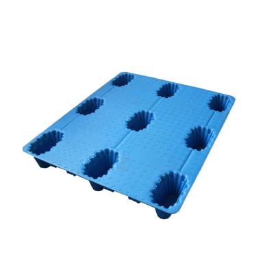 China New Eco-Friendly Stackable Plastic Pallet HDPE Blow Molding Plastic Pallets / Corrosion Protection Leg for sale