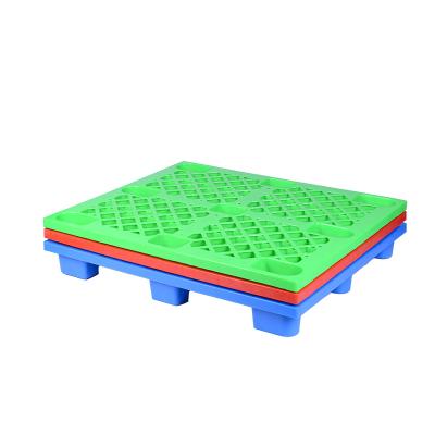 China Eco Friendly / Four Way Entry Rackable Manufacturer Supply Grid Surface Stackable Nine Legs 1200*1000 Large Size Durable Plastic Pallet for sale