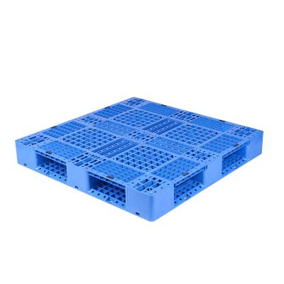 China Eco Friendly / Four Way Entry Heavy Duty Rackable Double Sides Warehouse Storage Stacking Use Plastic Pallet For Flour Bags for sale