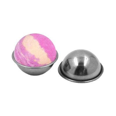 China AISI 304 Stainless Steel DIY Bath Bomb Stainless Steel Bath Bomb Molds With Various Types And Sizes for sale