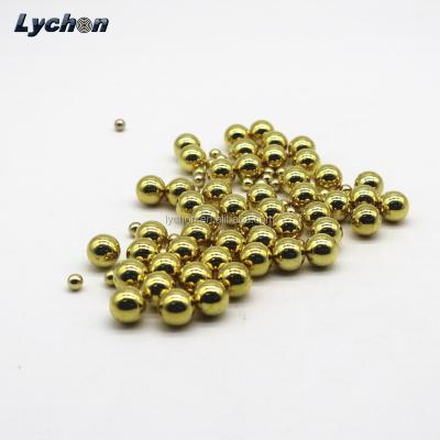 China Corrosion Resistance Lychon Ball H62/H65 Small Brass Carburetor Brass Ball 2mm 2.5mm 2.381mm for sale