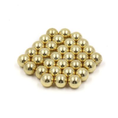 China Corrosion Resistance 5mm Decorative Solid Brass Beads Brass Ball For Jewelry Use Ring Chain for sale