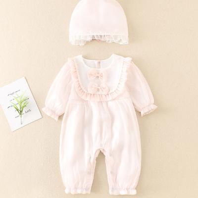 China Cozy Baby Clothes 2023 Toddler Summer Infant Baby Romper 100% Clothing Bubble Shorts Knit Cotton Solid Color Baby Bubble Rompers for sale