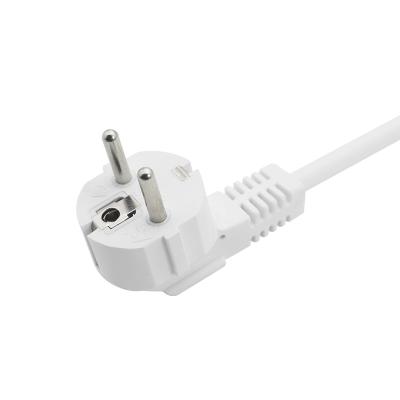 China High Quality And Competitive Price Commercial China White French Plug Mains Cord European Standard for sale