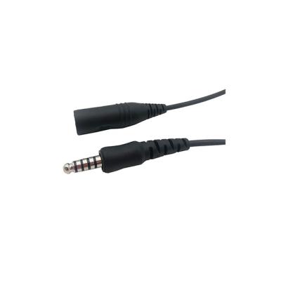 China audio & Elno Video Headset 5 Pole Cable With Spiral And Nexus Plug TP-120 Connector for sale