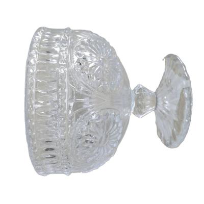 China Sustainable Eco - Friendly Custom Clear Glass Ice Cream Sundae Bowls for sale