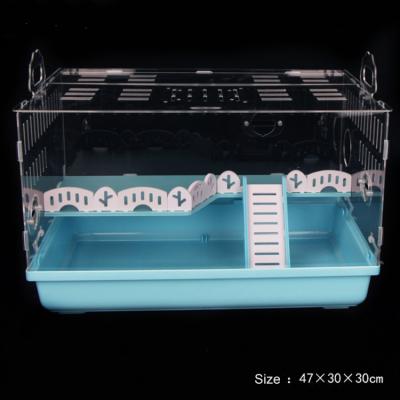 China MewooFun Breathable Customized Luxury Hamster Cage Acrylic Transparent Acrylic Hamster Cage For Small Animals for sale