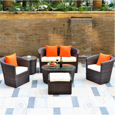 China Leisure Style Furniture Outdoor Sofa Garden Chair Set Outdoor Sofa Set With Wooden Sofa Designs for sale