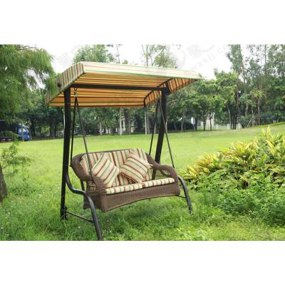 China Super Comfortable Outdoor Double Swing Chair Outdoor Yard Swing Chair With 2 Outdoor Swing Chairs Seater for sale