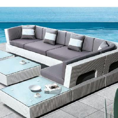 China Leisure Styles L Shape Sofa Outdoor Furniture Outdoor Sofa Garden Adjust Outdoor Patio Sets Sofa for sale