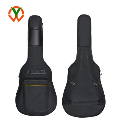 China 41 Inch Adjustable Shoulder Strap Acoustic Guitar Yole Bag Instrument Bag Double Zipper Closure for sale