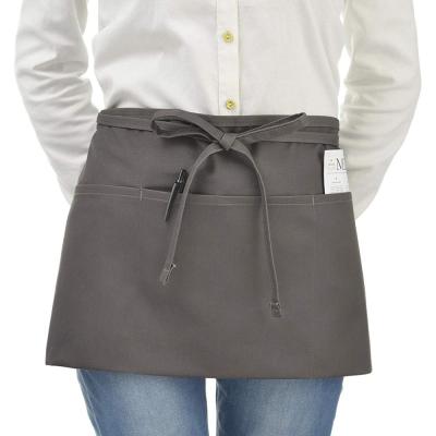 China Eco-Friendly Apron Short Apron Half Waist Chef Stylist Aprons For Women Men for sale