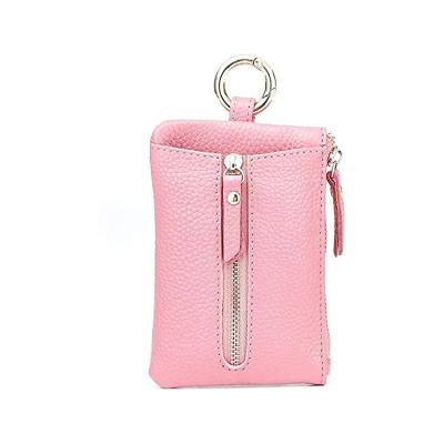 China Fashion Women Leather Key Case Zipper Coin Purse Card Holder Wallet for sale