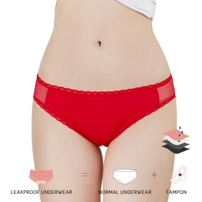 China Lynmiss Shapers High Waist Antibacterial Menstrual Underwear Corset Panties Wholesale 4 Layers Period Panties for sale