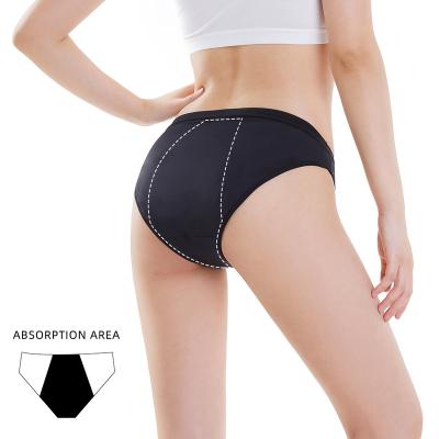 China Eco Antibacterial Adult Menstrual Moisture Panties Underwear Hippie Lynmiss Reusable Period Underwear for sale