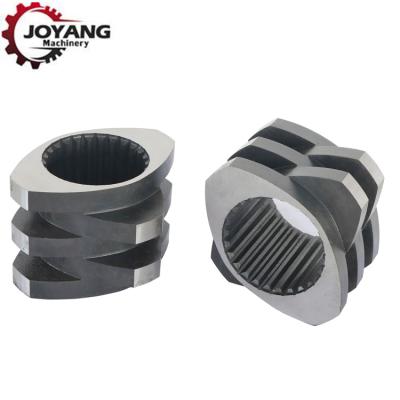 중국 Segments Bimetallic Barrel Twin Screw Extruder Screw Element Parts 판매용