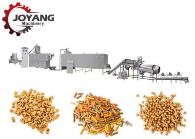 Chine Ligne chaîne de fabrication de production alimentaire d'animal familier de chien de Kibble d'alimentation de poissons de vis de jumeau à vendre