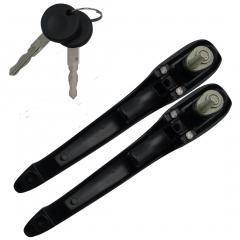 China Black Color Vw Auto Parts / Vw Bus Door Handle Set 211898205N High Performance for sale