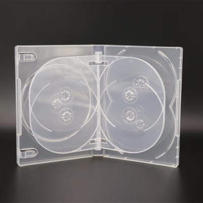 China Materials CD Case Or Recycled Plastic Bag Package DVD Box Suitcase DVD Boxes Safety Box For DVD 7PCS for sale