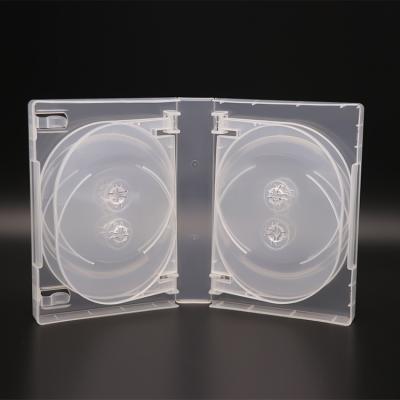 China Recycled Materials Clear 35MM SUNSHING Good Packaging Acryl Plastic Cases 10-DVD-Box DVD Cover Blank DVD CD Storage for sale