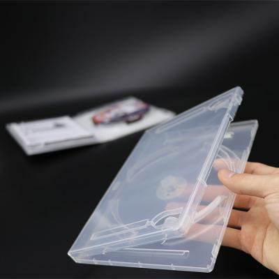 China Case Shell Storage Replacement Box Protector DVD PP Mini Hard Plastic Packaging Case DVD Case for sale