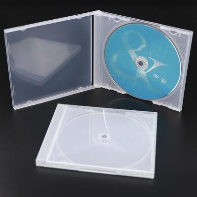 China We supply variety size single transparent CD case jewel music disc recorder slim DVD storage CD jewel box for sale