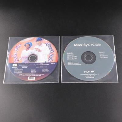 China SUNSHING Recyclable Wholesale Plastic Packaging Durable LP Music DVD Inner Cover CD/DVD Sleeve CD Sleeve Plastic for sale