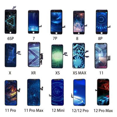 China high brightness & New Hot Selling High Saturation TFT incell LCD For iPhone 7 7P 8 8P X XR XS 11 12 13 For iPhone LCD for sale