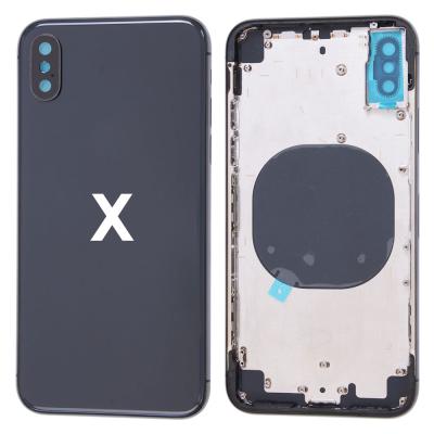 China For Select iPhone Repair Back Cover Housing For Side iPhone X Battery Cover Buttons Dock Charging Cable for sale