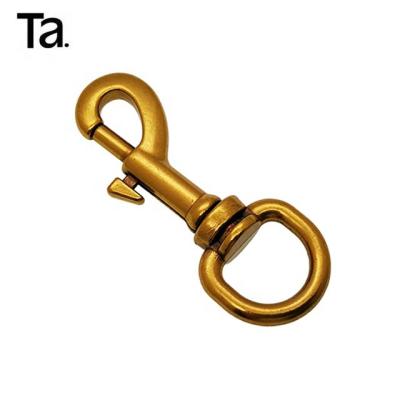 China TANAI Eco-Friendly Swivel Snap Hooks Fashion Hook Bag Clip Brass Zinc Alloy Snap Swivel For Handbag Dog Leash Fitting for sale