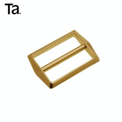 China TANAI Fashion Eco-friendly Metal Tri Adjustable Slip Slide Buckles For Handbag Buckles, Rings, Adjustable Buckles for sale