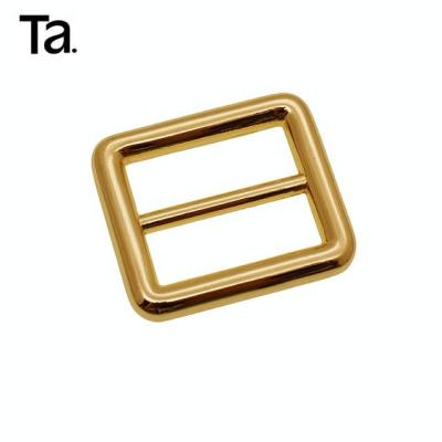 China Eco-friendly TANAI Handbags Hardware Italy Bag Strap Metal Slider Clasp Buckles 25MM Metal Slide Buckles for sale