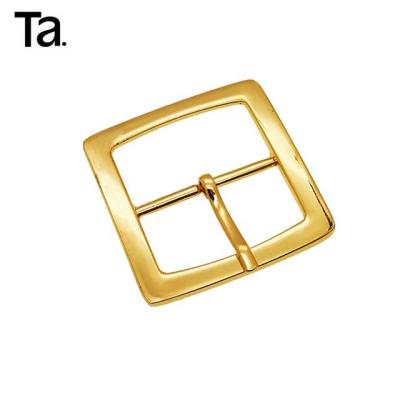 China TANAI 39mm High Quality Fashionable Square Women's Eco-friendly Single Plain Metal Pin Belt Buckle for sale