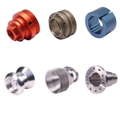 China Aluminum Anodized Orange Hard Anodized Silver Anodized Blue Aluminum Rotating Parts for sale