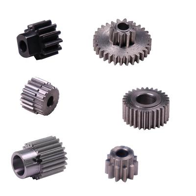 China Custom Machined CNC Aluminum Steel Knurling Gear Steel Gear Steel Machining Parts for sale