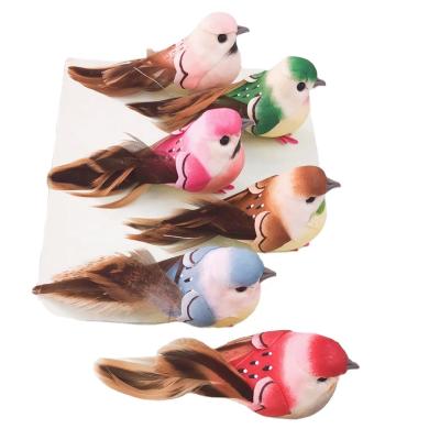 China New Home Decoration Christmas Home Decor Artificial Feather Birds for sale