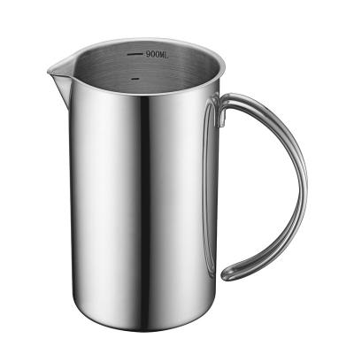 China 304 Cups Sustainable Stainless Steel Milk Frothing Pitcher Milk Pitcher for sale